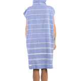 Adult Hooded Turkish Towel | Azure Blue