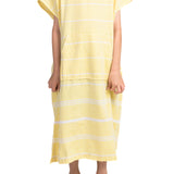 Kids Hooded Turkish Towel | Yellow