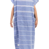Kids Hooded Turkish Towel | Azure Blue