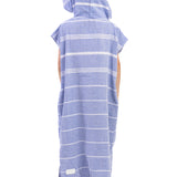 Kids Hooded Turkish Towel | Azure Blue