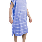 Adult Hooded Turkish Towel | Azure Blue