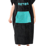 Kids Hooded Towel | Standard | Black & Green