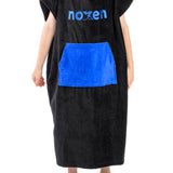 Kids Hooded Towel | Standard | Black & Royal Blue
