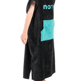 Kids Hooded Towel | Standard | Black & Green