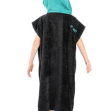 Kids Hooded Towel | Standard | Black & Green