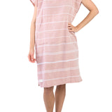 Adult Hooded Turkish Towel | Dusty Pink