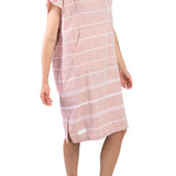 Adult Hooded Turkish Towel | Dusty Pink