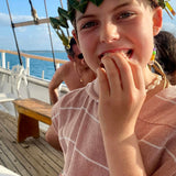 Kids Hooded Turkish Towel | Dusty Pink