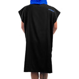Adult Hooded Towel | Standard | Black & Royal Blue