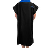 Adult Hooded Towel | Standard | Black & Royal Blue
