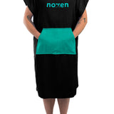 Adult Hooded Towel | Standard | Black & Green