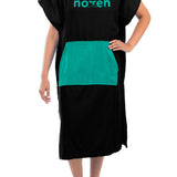 Adult Hooded Towel | Standard | Black & Green