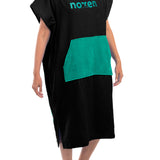 Adult Hooded Towel | Standard | Black & Green