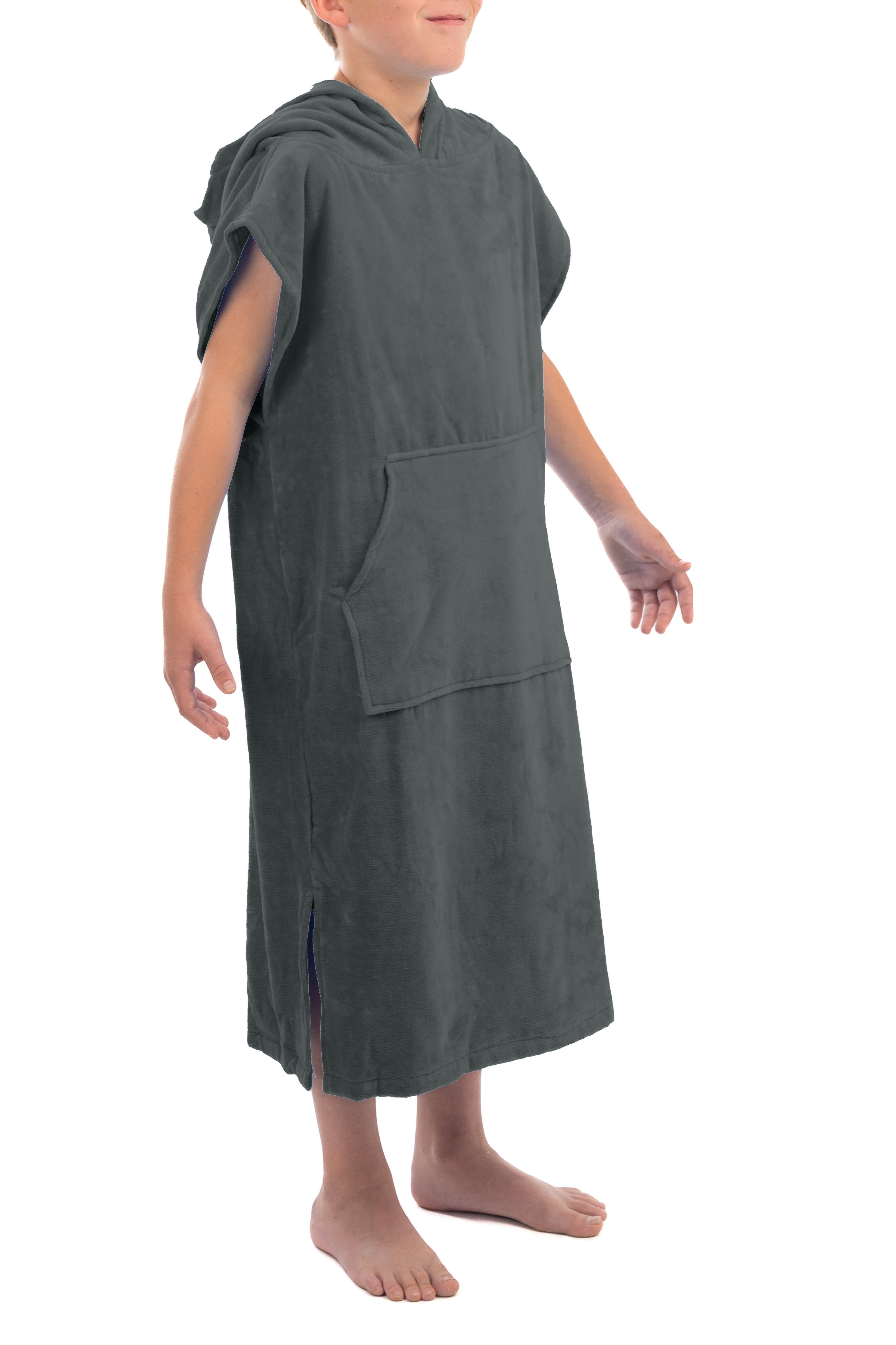 Kids Hooded Towel | Standard | Charcoal