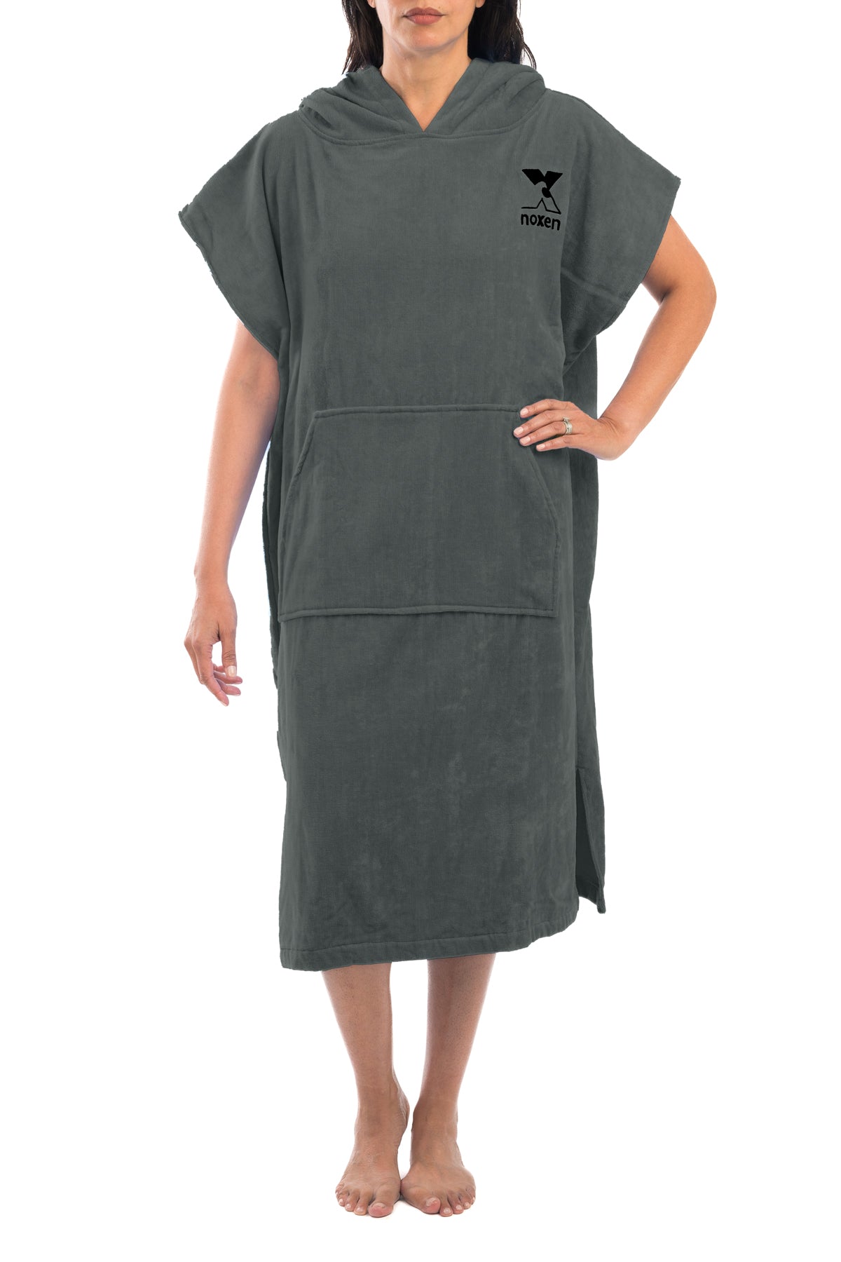 Adult Hooded Towel | Standard | Charcoal