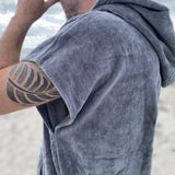 Adult Hooded Towel | Pro | Charcoal