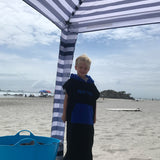 Kids Hooded Towel | Standard | Black & Royal Blue