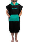 Adult Hooded Towel | Standard | Black & Green