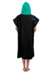 Adult Hooded Towel | Standard | Black & Green